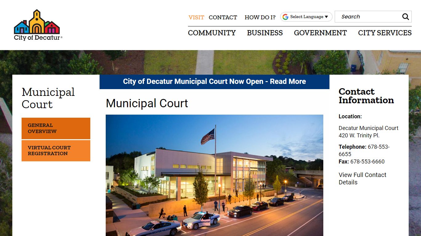 Municipal Court | City of Decatur, GA
