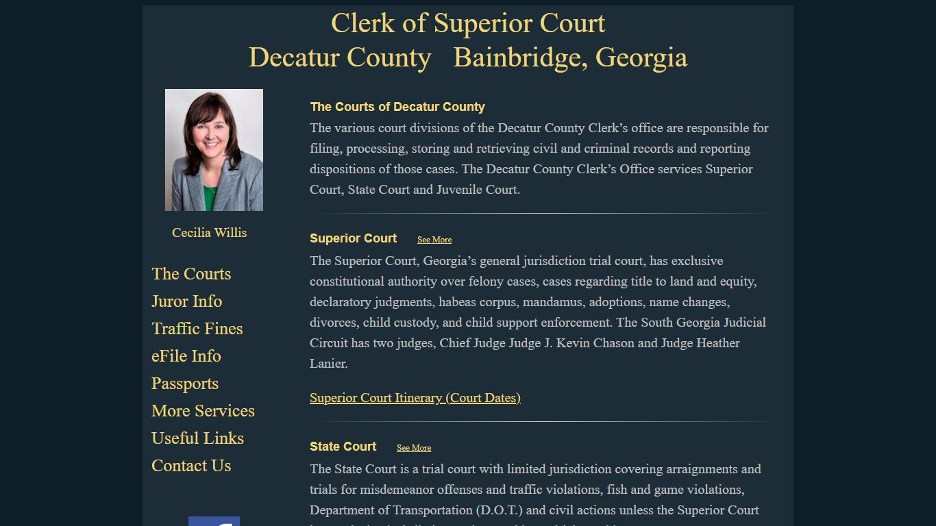 Courts | Clerk of Superior Court, Decatur County GA